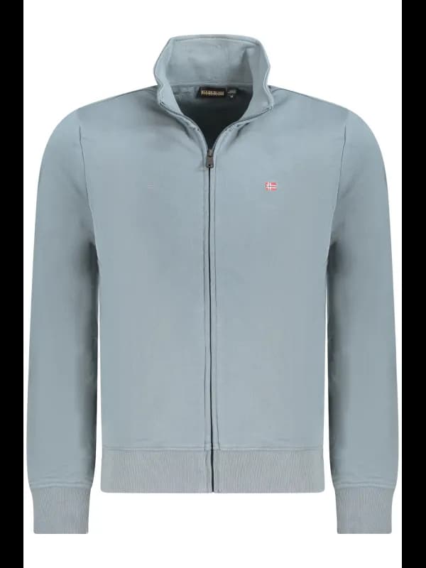 Napapijri Reißverschluss Sweatshirt mit Stickerei, Größe 2XL