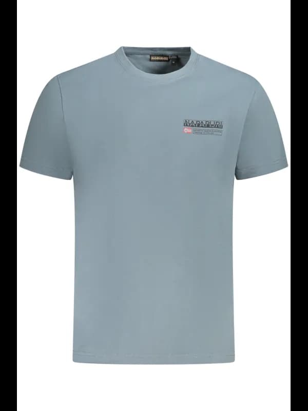 Napapijri Bio Baumwolle Logo TShirt Rundhals, Größe S