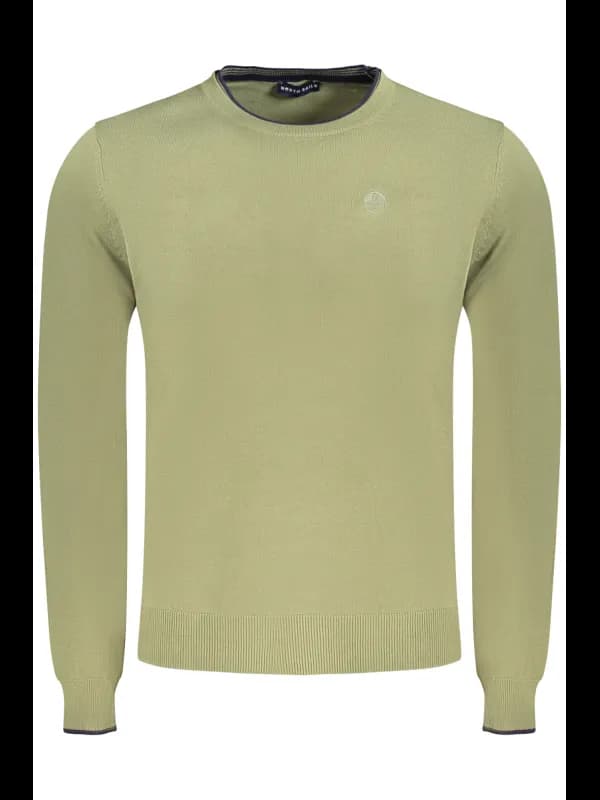 North Sails Logo Kontrastpullover, Größe 2XL