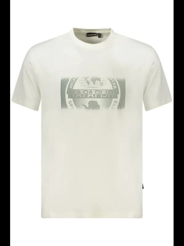 Napapijri Bio Baumwolle TShirt Kurzarm Rundhals, Größe L