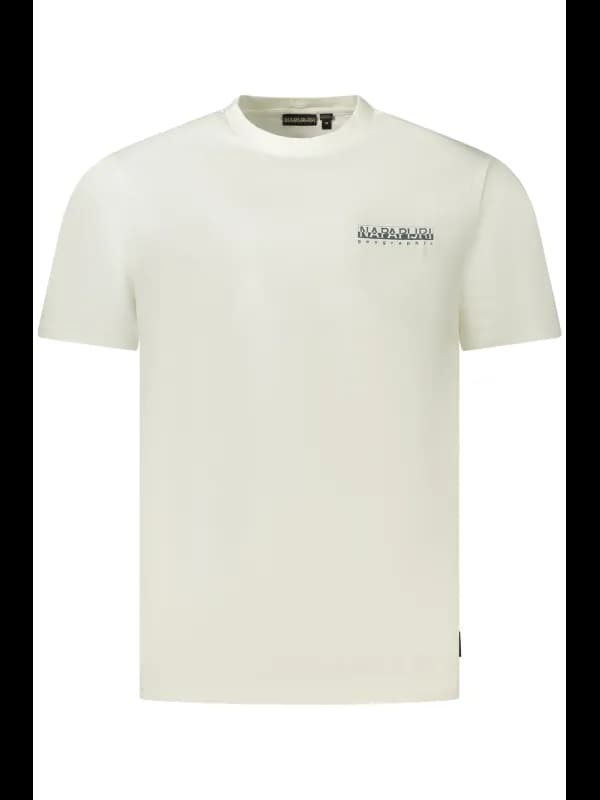 Napapijri Bio Baumwolle TShirt Logo Rundhals Kurzarm, Größe XL