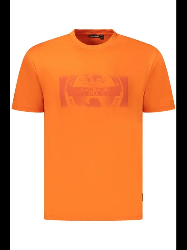 Napapijri Bio-Baumwolle Logo Kurzarmshirt, Größe M