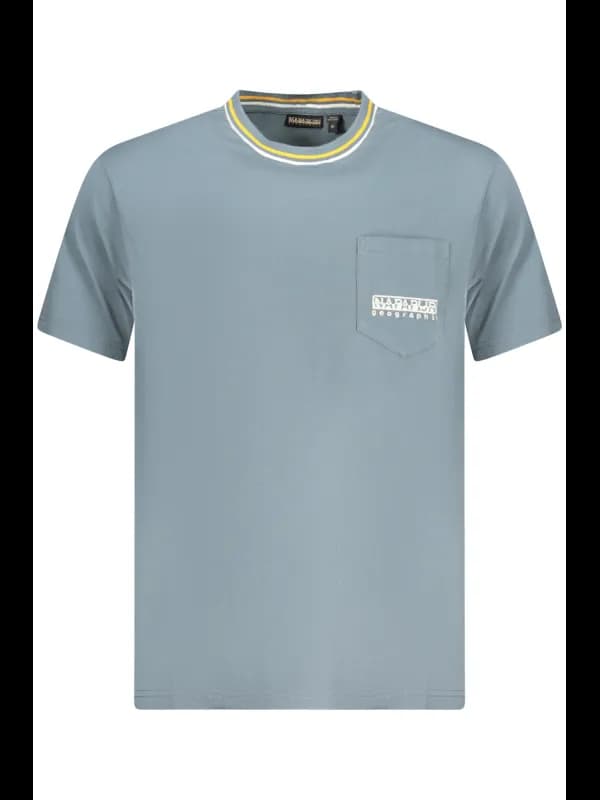Napapijri Bio Baumwolle TShirt Tasche Stickerei, Größe L