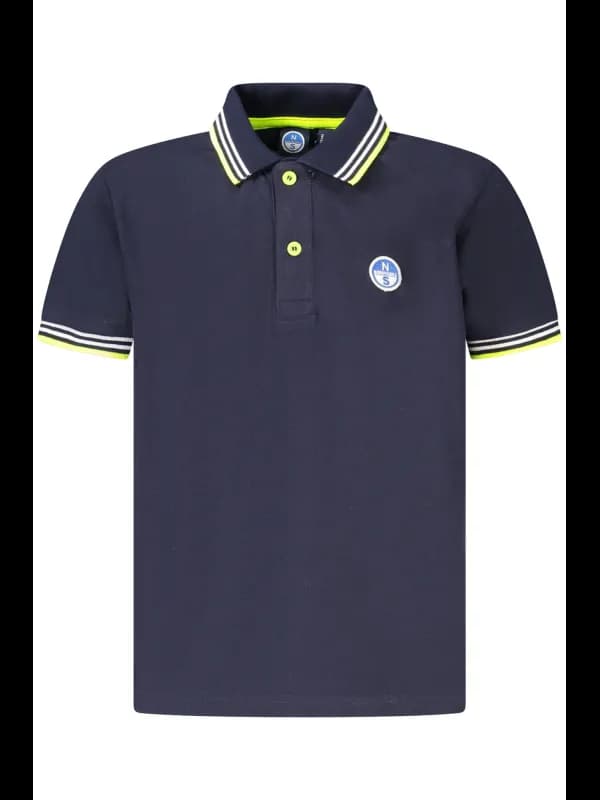 North Sails Jungen Kurzarm-Poloshirt Kontrastdetails, Größe 6A