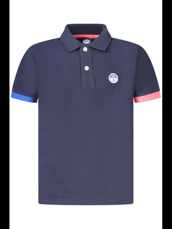 North Sails Jungen Poloshirt mit Kontrastdetails und Logo, Größe 10A