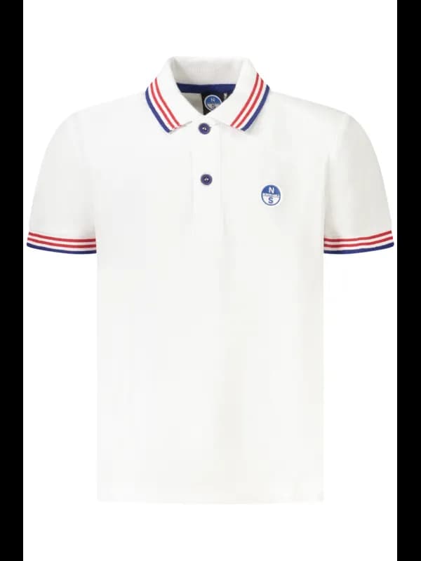 North Sails Jungen Poloshirt mit Logo und Kontrastdetails, Größe 6A