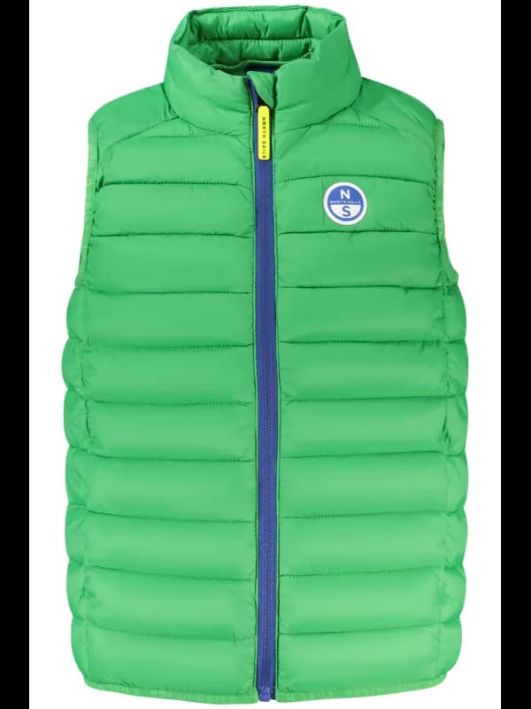 North Sails Kids Ärmellose 4-Taschen Jacke mit Logo, Größe 10A