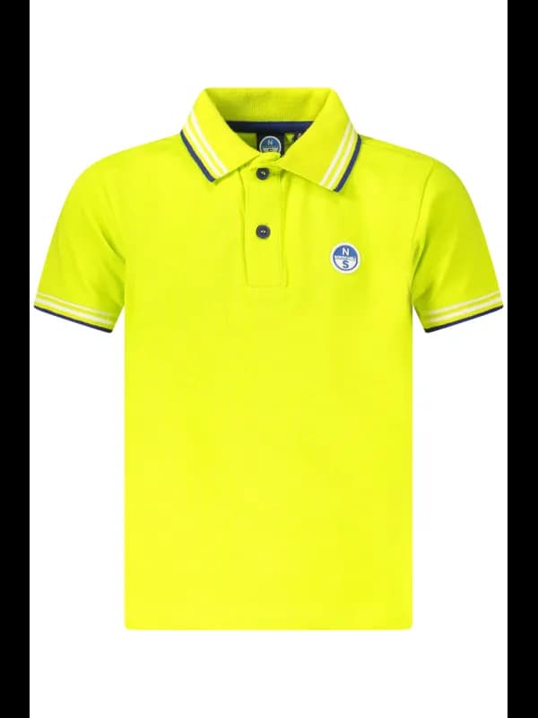 North Sails Jungen Poloshirt mit Kontrastdetails und Logo, Größe 6A