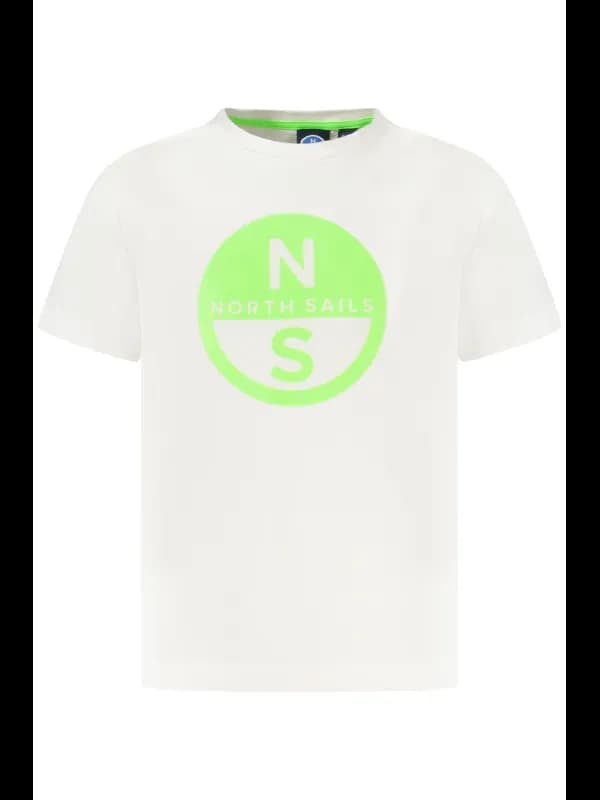 North Sails Kinder T-Shirt Kurzarm Logo Druck, Größe 8A