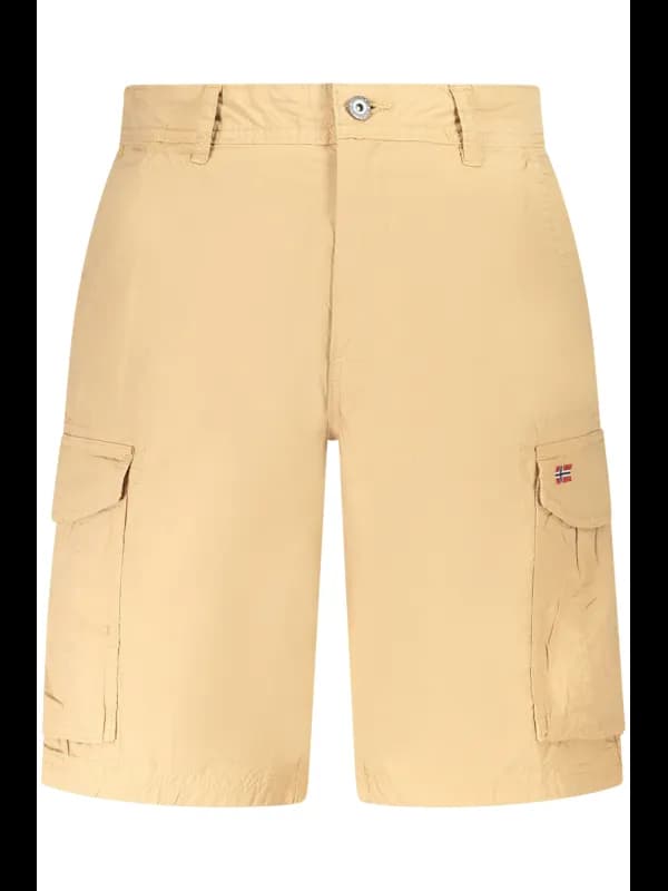 Napapijri Bermuda Hose mit Taschen und Logo Stickerei, Größe 40