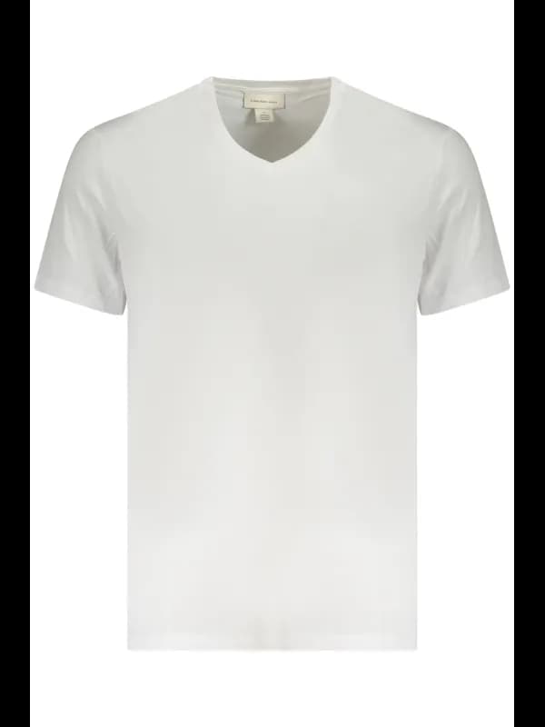 Calvin Klein Kurzarmshirt V Ausschnitt Logo Stickerei, Größe XL