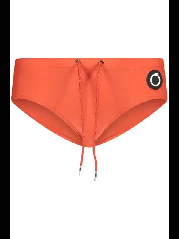 Trussardi Rote Badehose mit Elastikbund und Logo, Größe S
