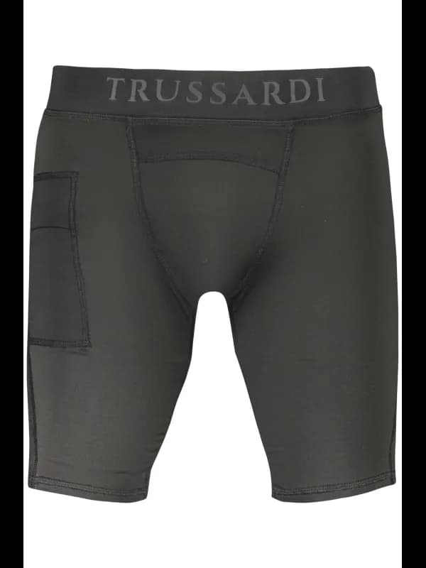 Trussardi Sport Shorts Elastisch mit Logo Print und Tasche, Größe 2XL
