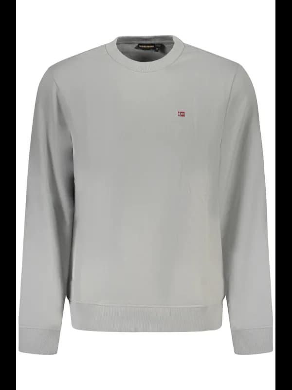 Napapijri Langarm Rundhals Sweatshirt mit Sticklogo, Größe 2XL