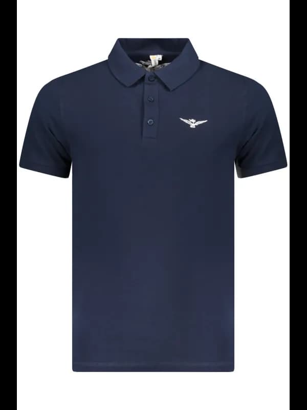 ACCADEMIA MILITARE Eagle Ball Kurzarm Polo mit Logo und 3 Kn, Größe S