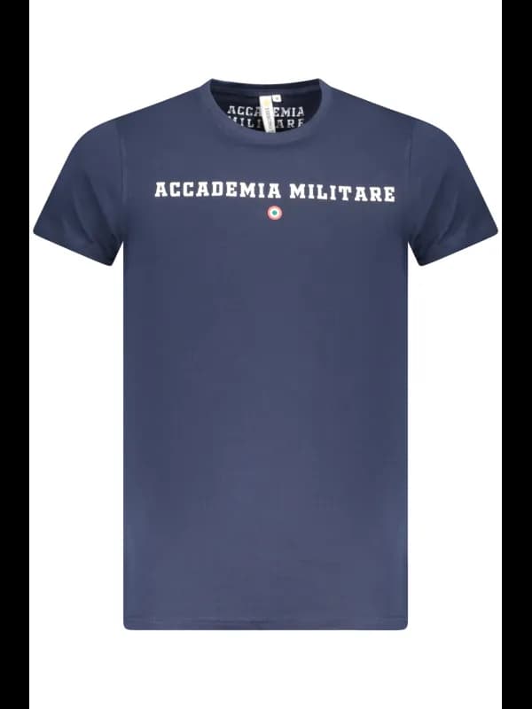 ACCADEMIA MILITARE Akademie Kontrast Rundhals T-Shirt mit Lo, Größe 2XL