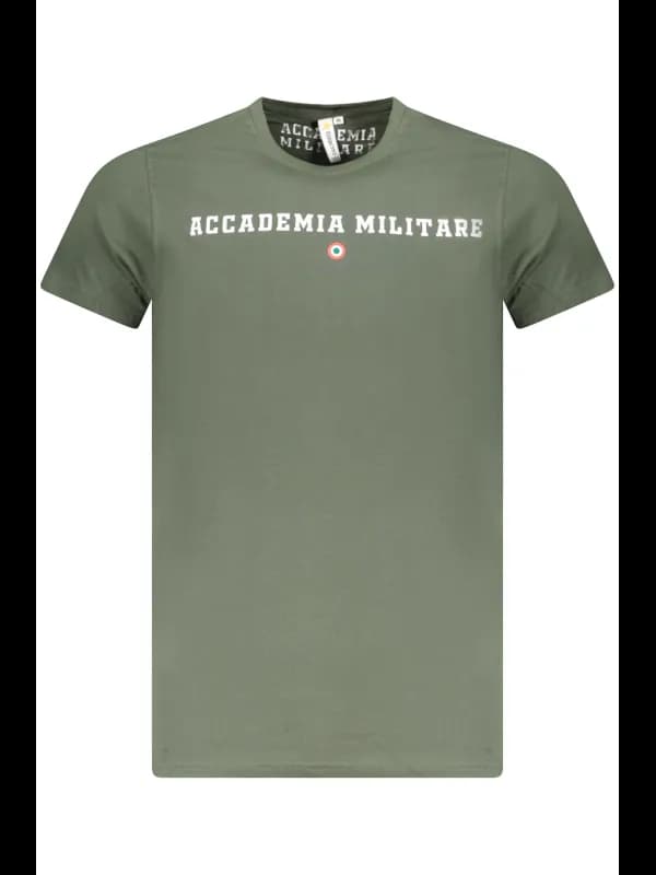 ACCADEMIA MILITARE Akademia Kontrast Rundhals T-Shirt Logo P, Größe 2XL