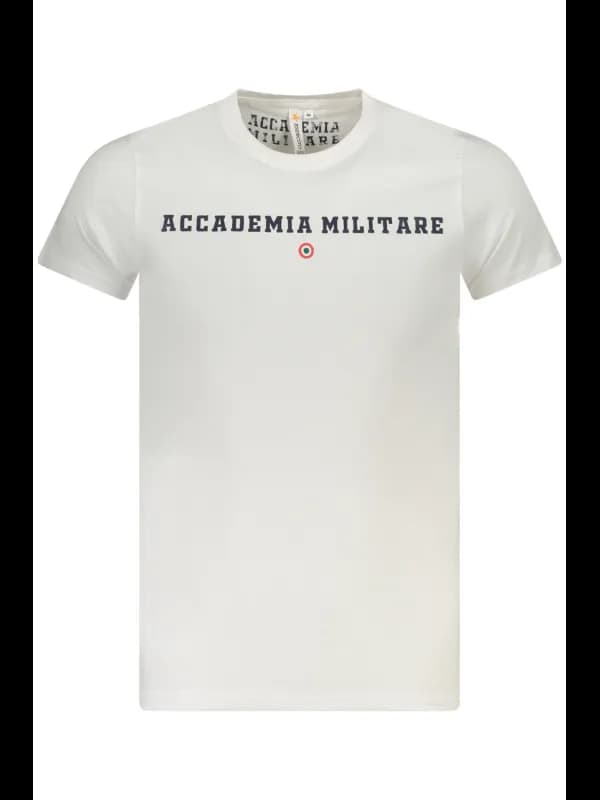 ACCADEMIA MILITARE Akademie Kontrast T-Shirt Rundhals Logo, Größe 3XL