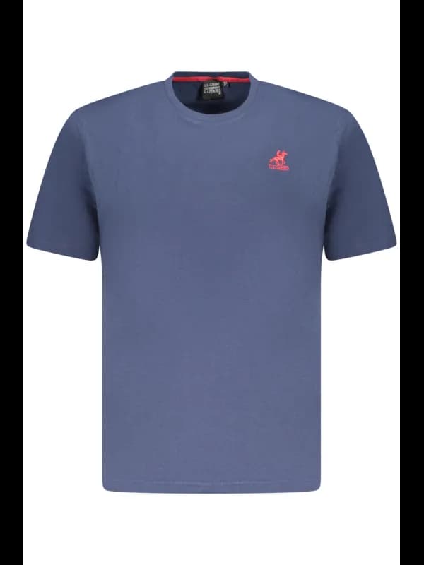 U.S. GRAND POLO US Grand Polo Kurzarm TShirt Blau mit Logo S, Größe 3XL