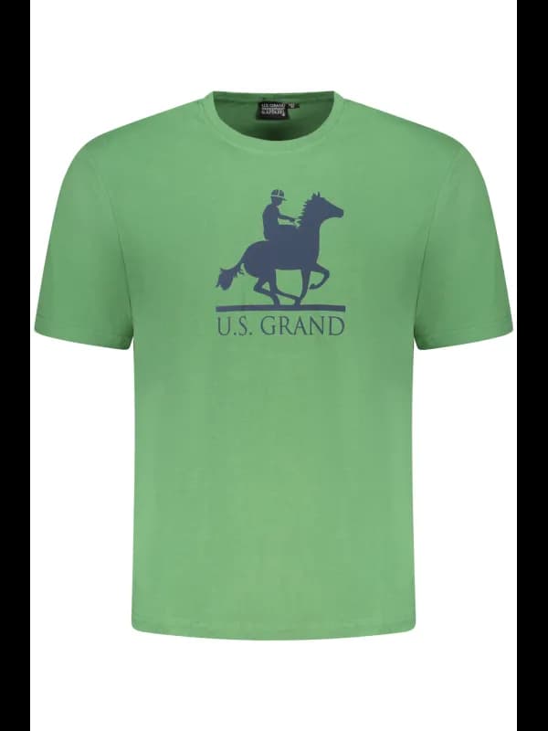 U.S. GRAND POLO Grand Polo Kurzarm TShirt Rundhals VE13 Verd, Größe 3XL