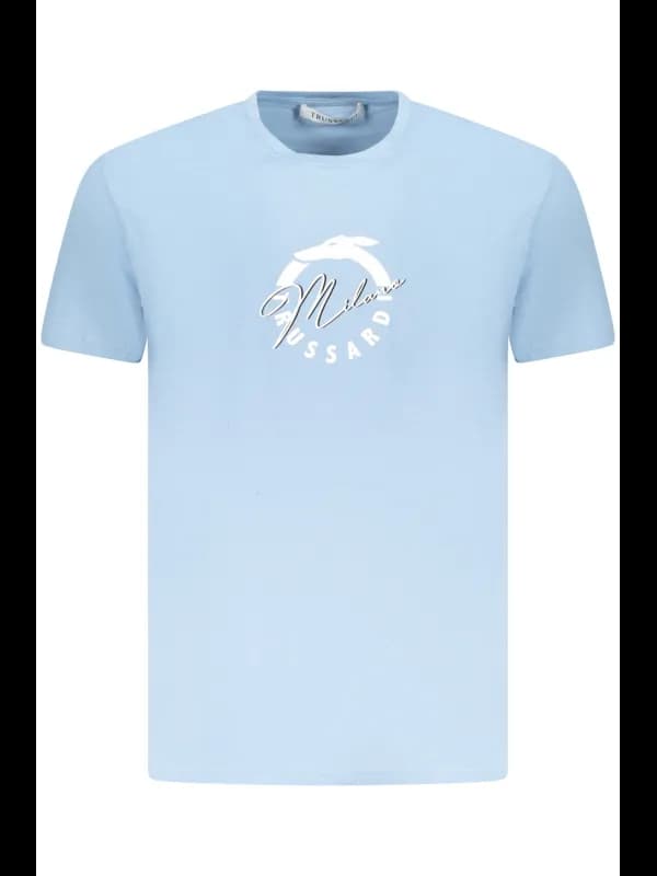 Trussardi Logo Kurzarm TShirt Rundhals Basic Print, Größe S