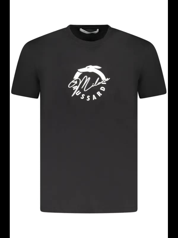 Trussardi Logo Kurzarmshirt Schwarz, Größe 2XL