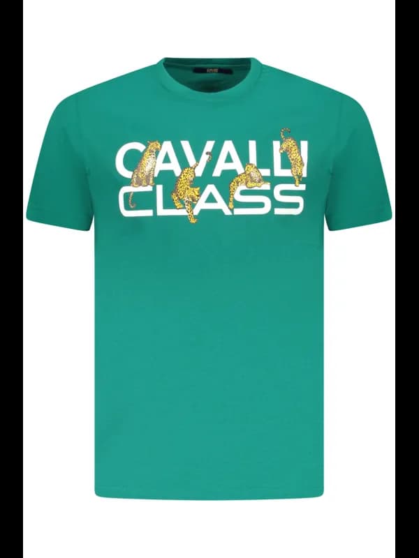 Cavalli Class CavalliClass Logo TShirt Kurzarm Rundhalsdruck, Größe L