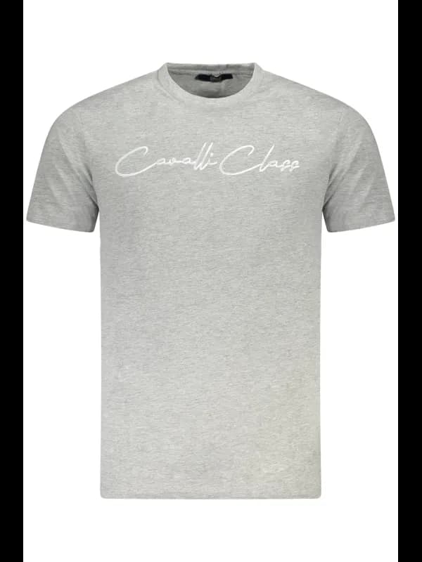 Cavalli Class Logo TShirt Rundhals Kurzarm Druck TXT60BJD060, Größe L