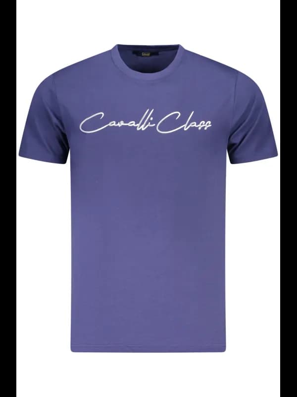 Cavalli Class Kurzarm Rundhalsshirt TXT60BJD060_BL04551, Größe 2XL