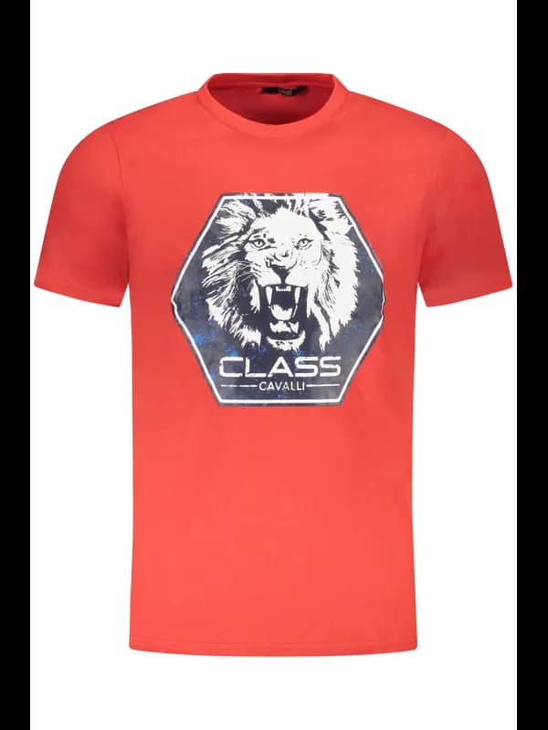 Cavalli Class Cavalli Kurzarm Logo TShirt Rundhals TXT60PJD0, Größe XL