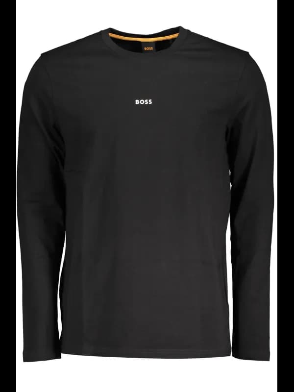 Boss Bio Baumwolle Rundhals TShirt mit Logo Applikation, Größe M