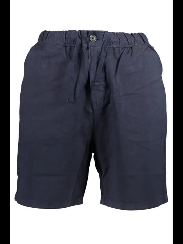 North Sails Slim Fit Bio Baumwoll Shorts mit Taschen und Log, Größe 34