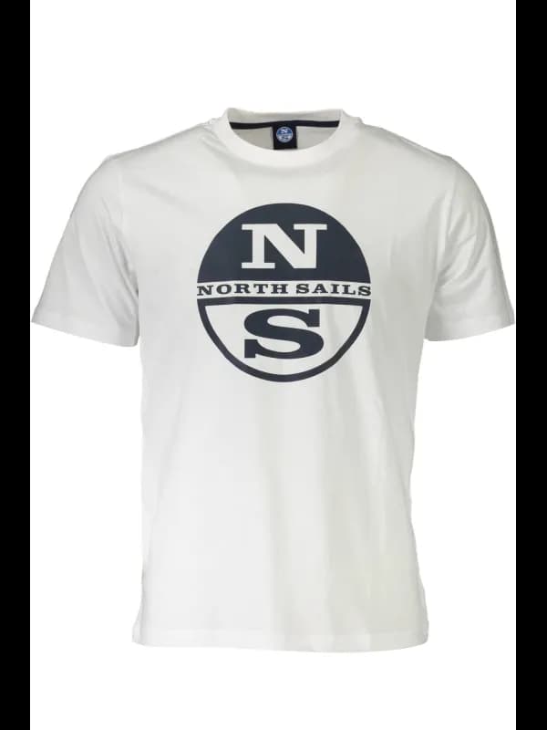North Sails Kurzarm TShirt Rundhals Logo Bianco, Größe 3XL