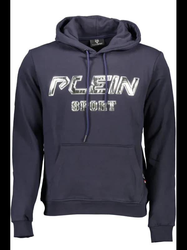 Plein Sport Langarm Kapuzenpullover mit Kontrastdetails und, Größe S
