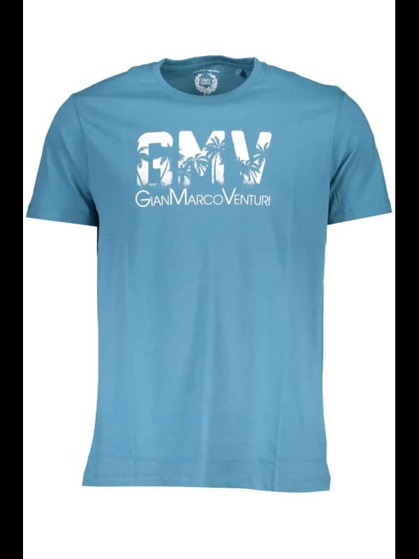 GIAN MARCO VENTURI RUNDHALS TSHIRT BLAU, Größe 2XL