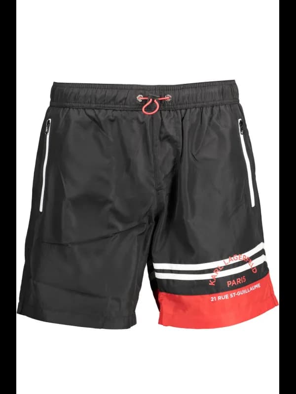 Karl Lagerfeld Beachwear Karl Lagerfeld Badehose mit Taschen, Größe M