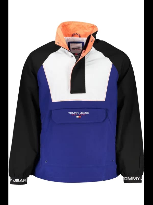 Tommy Hilfiger Recycling Nylon Kontrastjacke mit Reißverschl, Größe 2XL
