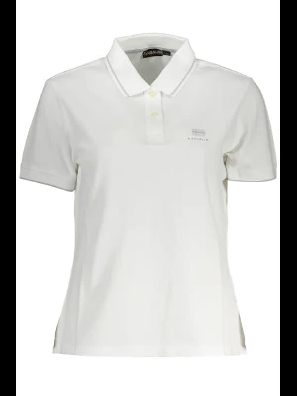 Napapijri NINA Poloshirt Bianco, Größe L