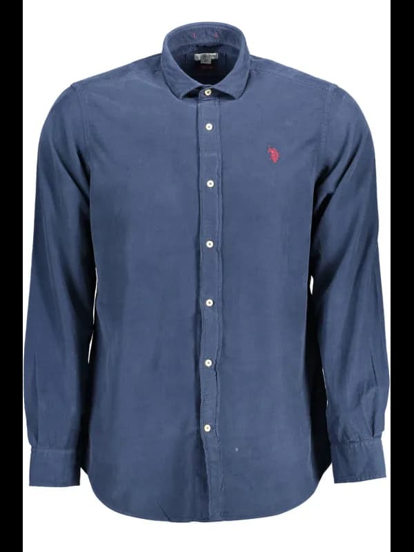 U.S. POLO Slim Fit Langarmhemd mit Franzosischem Kragen und, Größe 2XL
