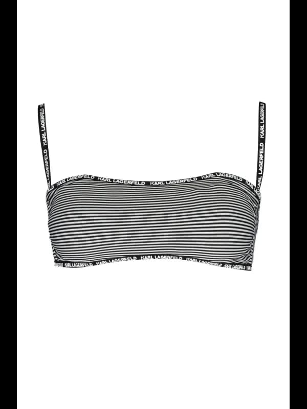 Karl Lagerfeld Beachwear Karl Lagerfeld Badeanzug mit Clipve, Größe XS