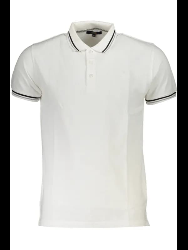 Cavalli Class Kurzarm Poloshirt mit Stickerei und Logo, Größe 2XL