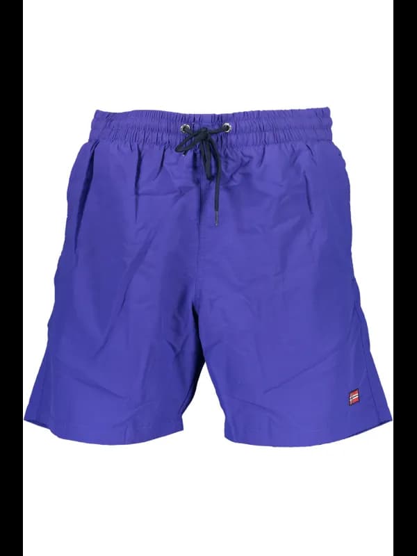 NORWAY 1963 Badeboxer mit Kontrastdetails und Taschen, Größe 2XL