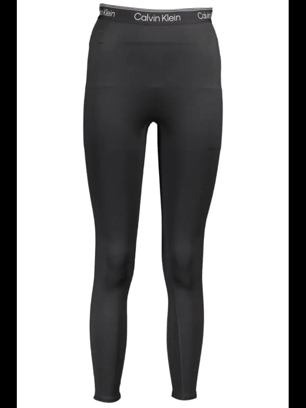 Calvin Klein Leggings Kontrastdetails Print Logo, Größe XS