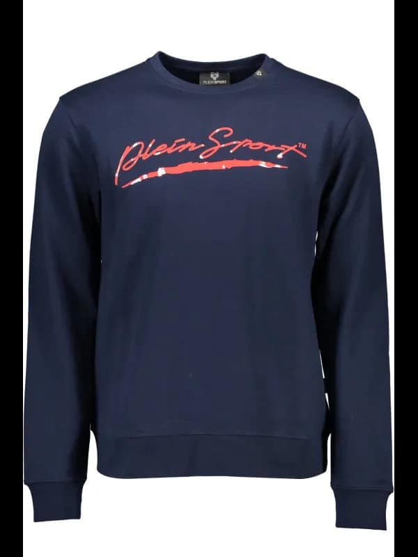 Plein Sport Sweatshirt Rundhals Blau Navy FIPS207, Größe XL