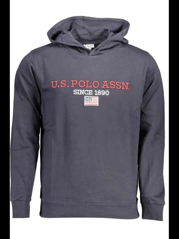 U.S. POLO USPolo Kontrast Hoodie Blau, Größe 3XL