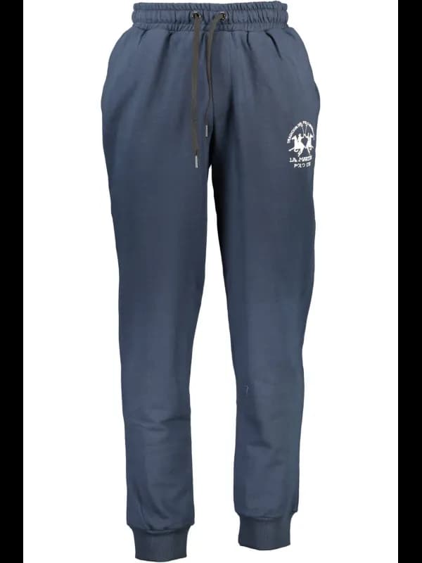 LA MARTINA Sporthose Blau mit Kordelzug und Taschen, Größe XL