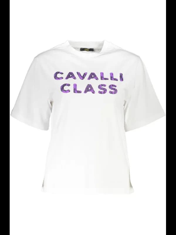 Cavalli Class TShirt Bianco, Größe S