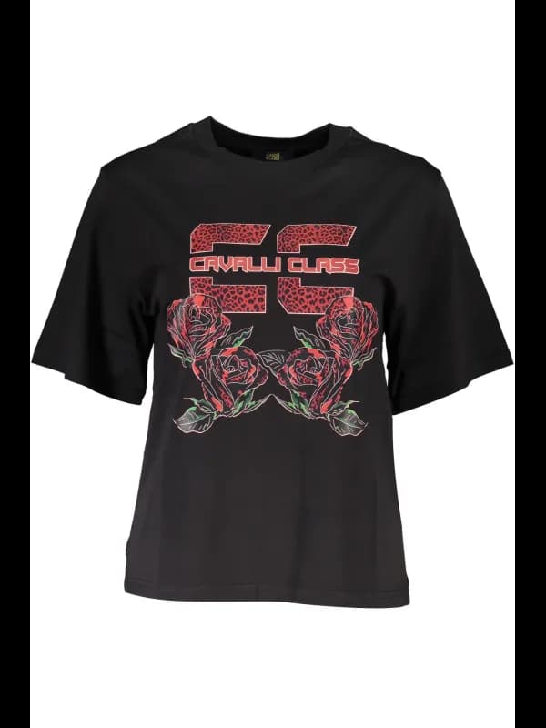 Cavalli Class TShirt Nero, Größe XS