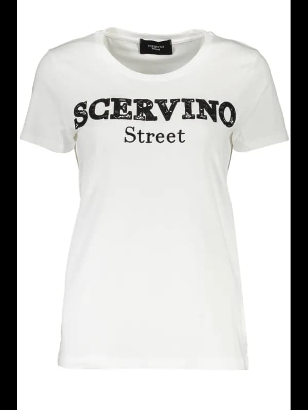 SCERVINO STREET TShirt D38TL0699TSD006 A475C87 BIANCOSC00, Größe XS