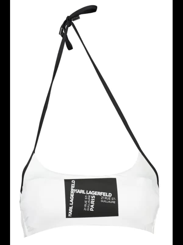Karl Lagerfeld Beachwear Badeanzug KL20WTP23 80D41EB BIANCOW, Größe XS